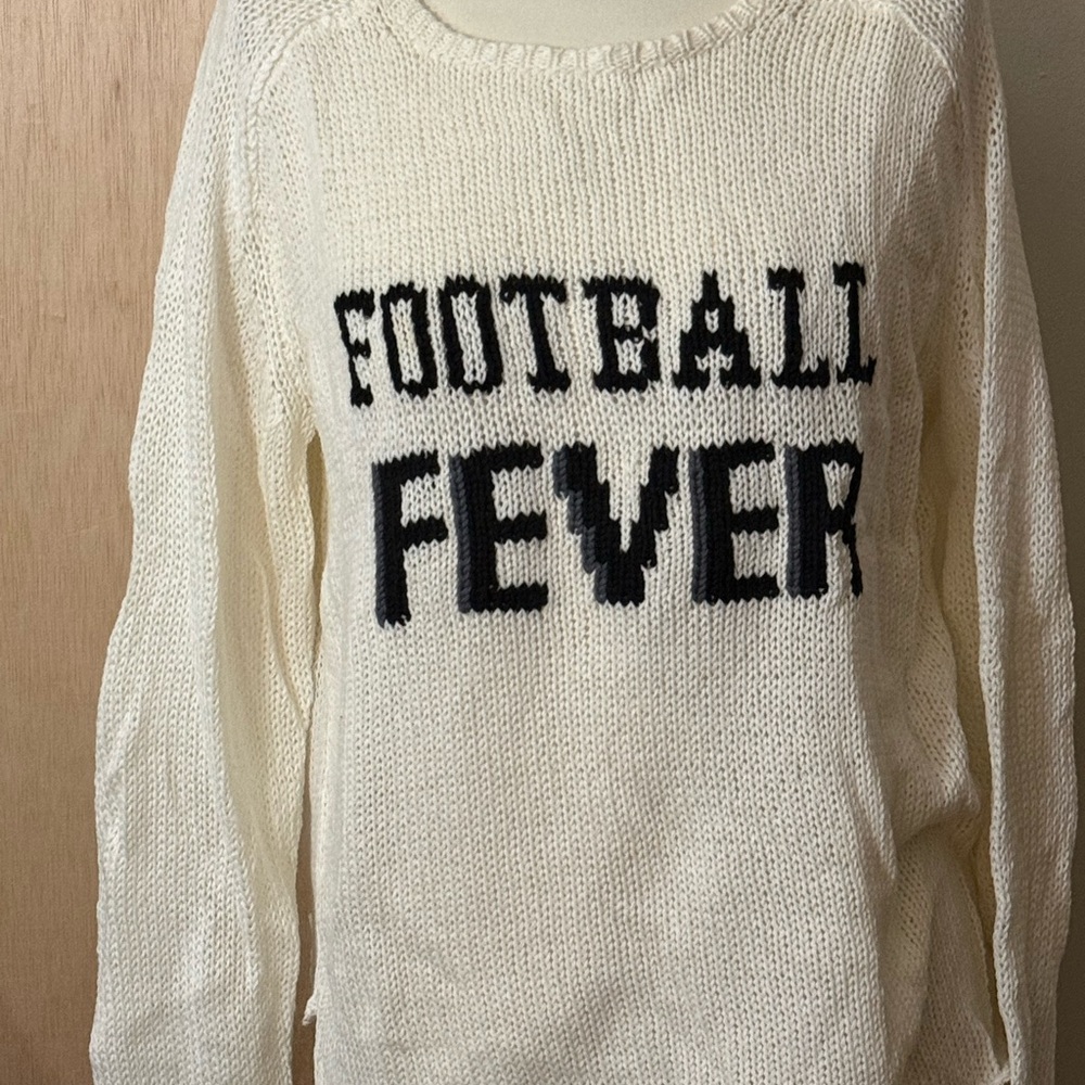 Wooden Ships Cream 'Football Fever' Sweater